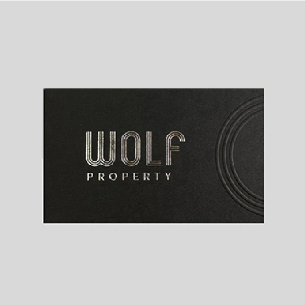 EMBOSSED DEBOSSED BUSINESS CARDS