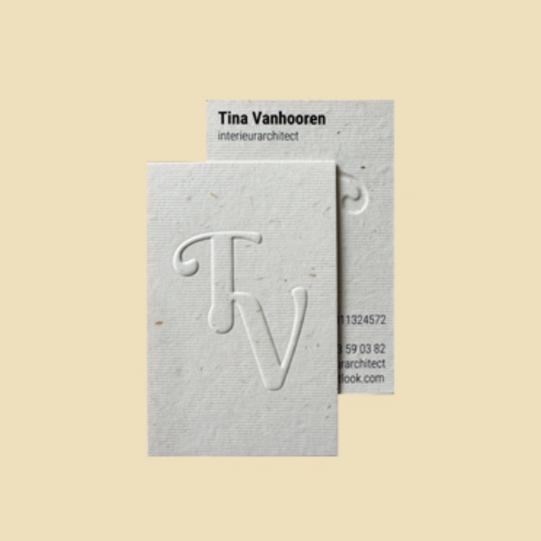 EMBOSSED DEBOSSED BUSINESS CARDS