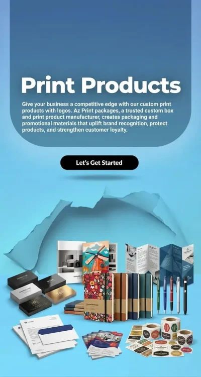 Print product mobile banner